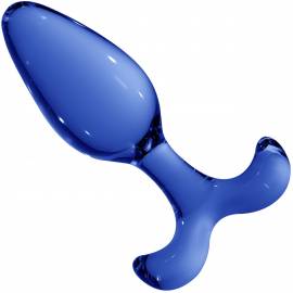 Chrystalino Expert Blue - Butt Plug din Sticla by Shots 
