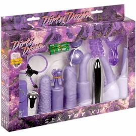 Dirty Dozen Sex Toy Kit Purple 