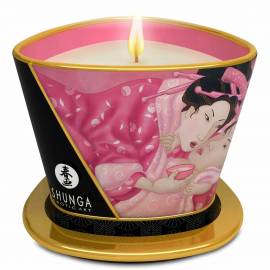 Shunga Soy Based Massage Candle - Rose Petals 
