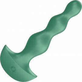 Lolli Plug 2 -  Butt Plug cu Vibratii by Satisfyer | Verde, Culoare: Verde 