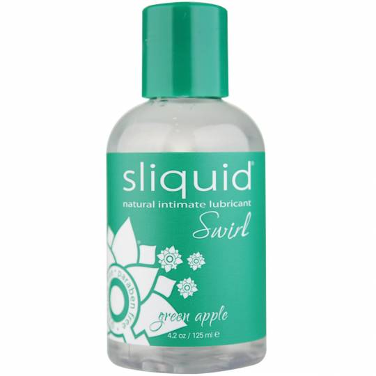 Sliquid Naturals Swirl - Lubrifiant pe Baza de Apa cu Aroma de Tarta de Mere 125 ml 